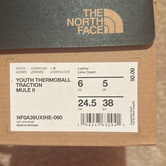 THE NORTH FACE THERMOBALL TRACTION MULE II 💜🍋‍🟩 - Picture 5 of 5